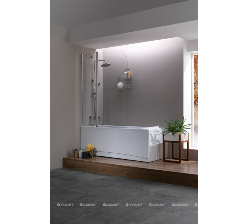 Шторка для ванны Aquanet SG-1200 150x120 см стекло 6 мм прозрачное SG-1200