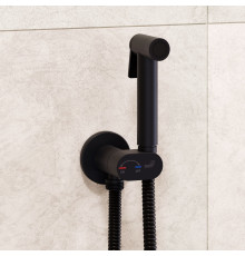 Гигиенический душ со смесителем RGW SP-213B черный 581408213-04