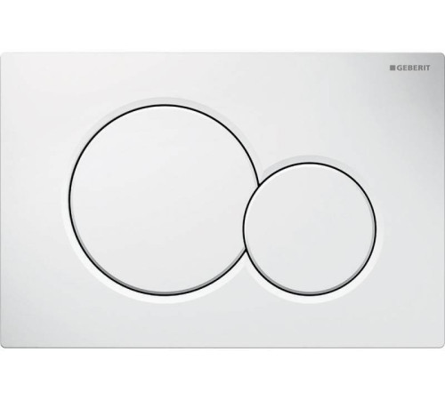Смывная клавиша Geberit Sigma01 для двойного смыва белый 115.770.11.5