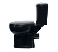 Унитаз-компакт Santek Дора горизонтальный выпуск черный 47374110402