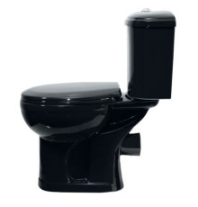 Унитаз-компакт Santek Дора горизонтальный выпуск черный 47374110402