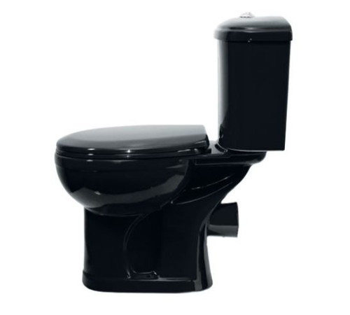 Унитаз-компакт Santek Дора горизонтальный выпуск черный 47374110402
