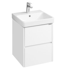 Комплект AQUATON Сканди 45 тумба Белый, раковина Адриана 45 1A2516K0SD010