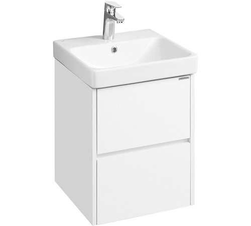 Комплект AQUATON Сканди 45 тумба Белый, раковина Адриана 45 1A2516K0SD010