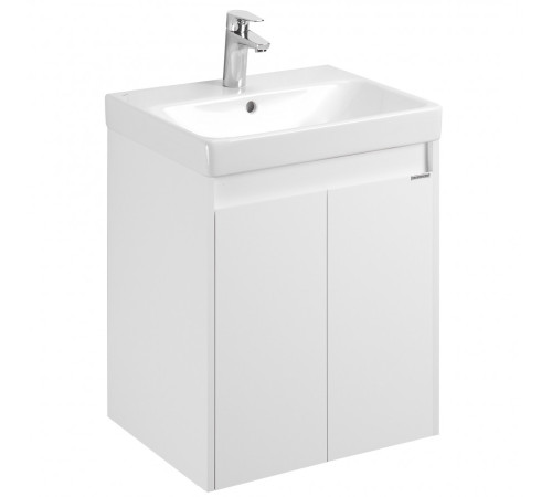 Комплект тумба-умывальник Aquaton Сканди Doors 55 Белый и раковина Адриана 55 1A2788K0SD010