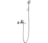 Смеситель для ванны с душевым набором Aquanet ЛИРА 3jet хром AQ1449CR
