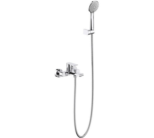 Смеситель для ванны с душевым набором Aquanet ЛИРА 3jet хром AQ1449CR