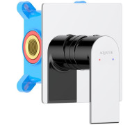 Смеситель для душа Aquanet ЛИРА скрытого монтажа 1 режим (внешняя и скрытая часть) хром AQ1466CR