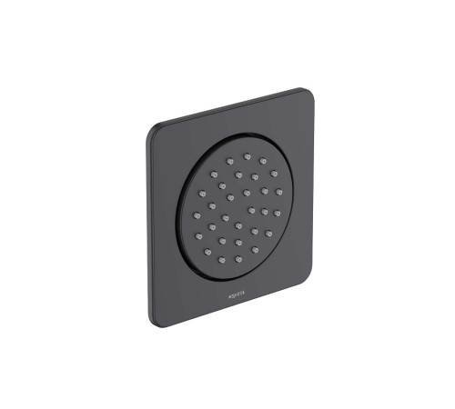 Форсунка боковая Aquanet 130x130 мм матовый черный AQ2099MB