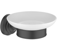 Мыльница для ванной Aquatek Классик матовый черный AQ4503MB