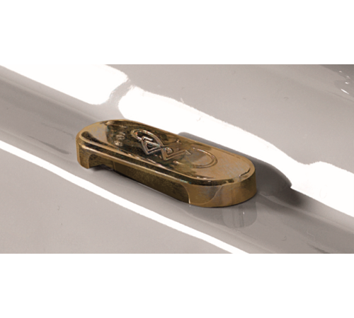 Заглушка для перелива Kerasan Waldorf бронза 811393br