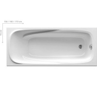Ванна акриловая RAVAK Vanda II 170х70 см CP21000000