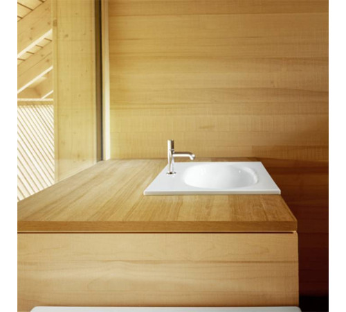 Раковина накладная Bette Comodo 60х49.5х12 см 1 отверстие A215-000 HLW1