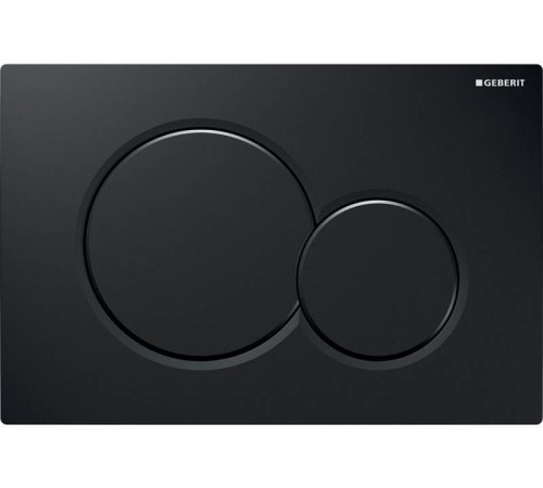 Смывная клавиша Geberit Sigma01 для двойного смыва черный глянцевый 115.770.DW.5