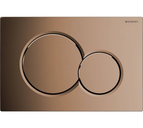 Смывная клавиша Geberit Sigma01 для двойного смыва гальванизированная латунь 115.770.DT.5