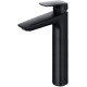 Смеситель для раковины Aquanet Вега высокий черный матовый AQ1004MB