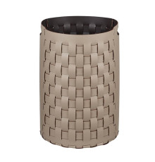 Корзина для белья круглая ADJ Bottega 40х57 см капучино/шоколад 1057.04/06