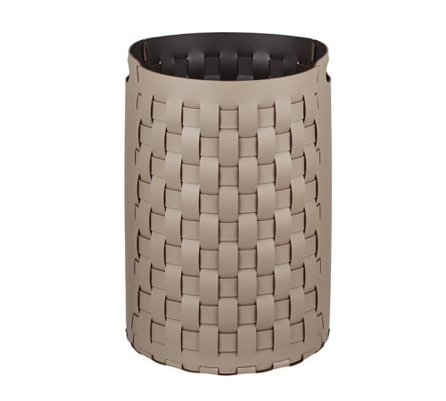 Корзина для белья круглая ADJ Bottega 40х57 см капучино/шоколад 1057.04/06