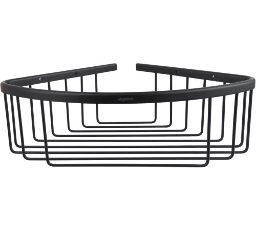 Полка угловая Aquanet ВЕГА матовый черный AQ4006MB