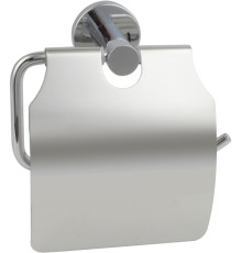 Бумагодержатель с крышкой Aquanet ВЕГА хром AQ4009CR