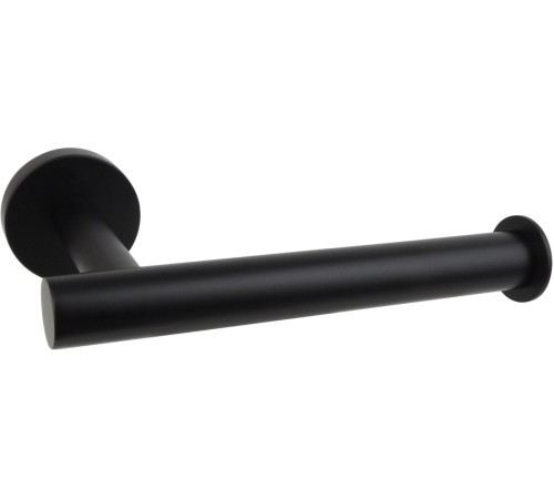 Бумагодержатель Aquanet ВЕГА матовый черный AQ4008MB