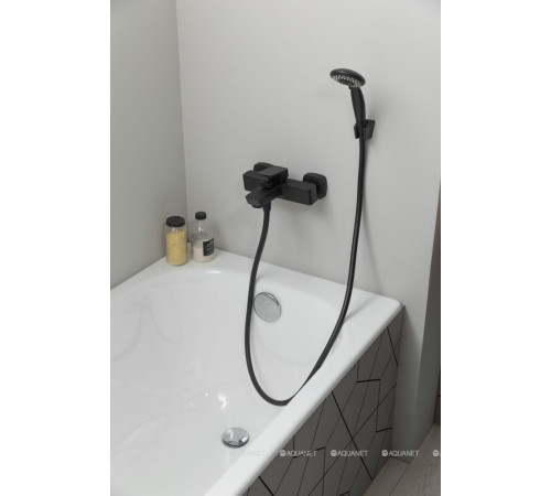 Смеситель для ванны Aquanet Gotic черный матовый AF440-20B