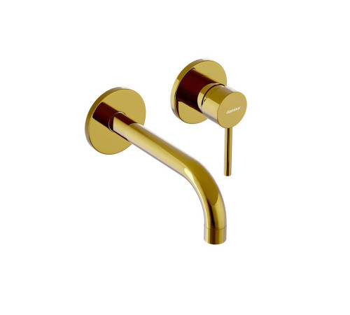 Смеситель для раковины Damixa Scandinavian Pure встраиваемый золото 360260600