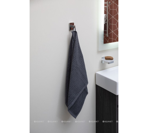 Крючок одинарный Aquanet хром 6582