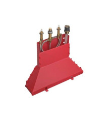 Скрытая часть для смесителя на борт ванны на 4 отверстия Hansgrohe 13444180