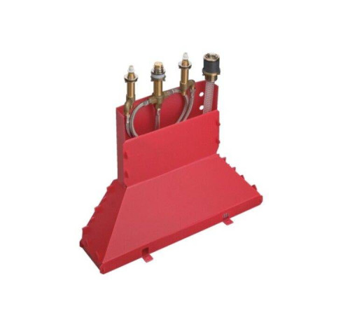 Скрытая часть для смесителя на борт ванны на 4 отверстия Hansgrohe 13444180