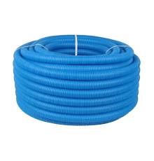 Труба защитная гофрированная Smart Install SI-GPER 40/35 мм для труб 32 мм синяя SI-GPER-40BLU30-R