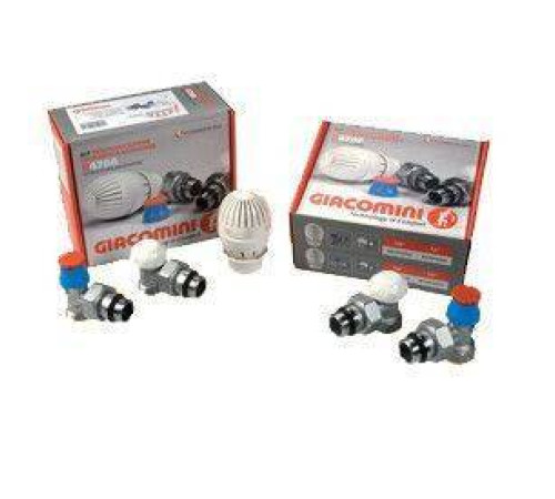 Комплект для подключения радиатора Giacomini R470F угловой DN 15 1/2 дюйма R470FX003