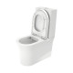 Унитаз-моноблок Duravit White Tulip 37x65 см Rimless HygieneGlaze 0933100005/2197092000