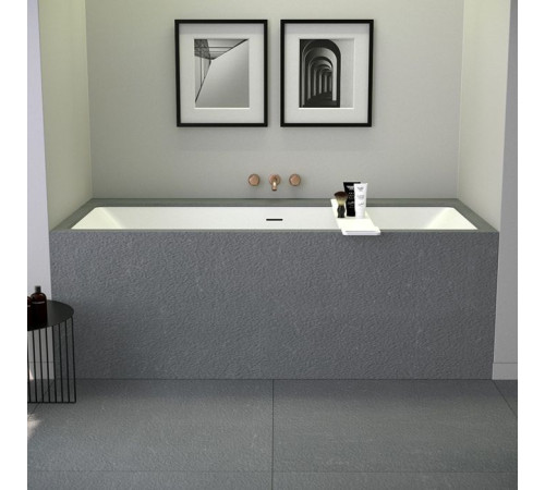 Ванна встраиваемая Knief Shape 170х70х60 см со сливом-переливом click-clack белый матовый 0600-730-01