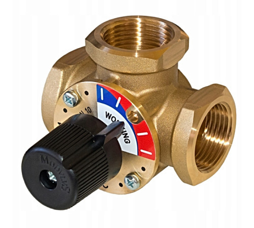 Клапан трехходовой смесительный Hoobs 1055 DN 20 G 3/4 PN 10 kvs 4.0 HB-031055-4