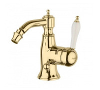Смеситель для биде Margaroli Classica 1003 с донным клапаном Gold RU1003AA01GD