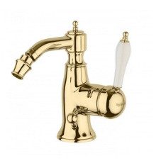 Смеситель для биде Margaroli Classica 1003 с донным клапаном Gold RU1003AA01GD