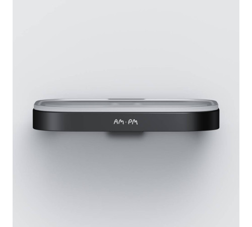 Мыльница стеклянная с держателем AM.PM Func настенная черный A8F34222