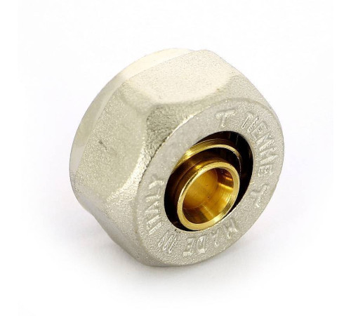 Соединитель для PEX-трубы обжимной Tiemme 16x2.2-3/4 EK 1440047