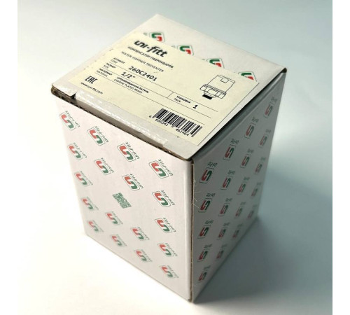 Компенсатор гидроудара Uni-Fitt 1/2 HP хромированный 260C2401