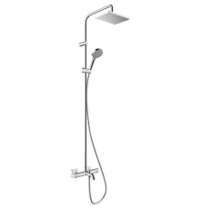 Душевая система с термостатом hansgrohe Vernis Shape Showerpipe 230 26284000