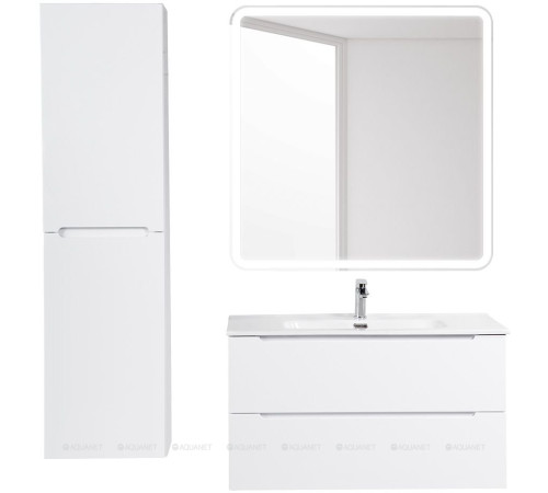 Тумба под раковину BelBagno Etna 90 см подвесная белый глянец ETNA-900-2C-SO-BL-P