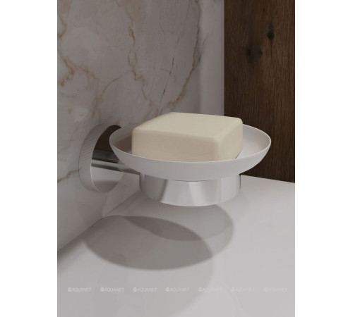 Мыльница керамическая Allen Brau PRIORITY керамика латунь белый хром 6.31005-00