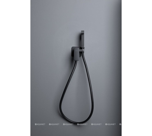 Смеситель с гигиеническим душем Allen Brau INFINITY скрытый монтаж черный матовый 5.21005-31