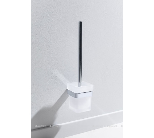 Ершик для унитаза настенный Allen Brau Infinity матовое стекло хром 6.21008-00