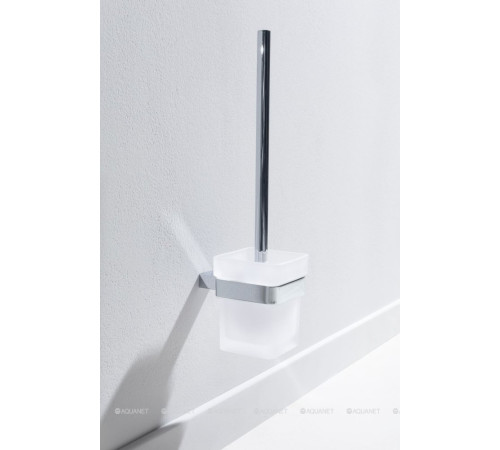 Ершик для унитаза настенный Allen Brau Infinity матовое стекло хром 6.21008-00