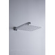 Верхний душ с держателем Allen Brau INFINITY 250х250 мм хром 5.21019-00
