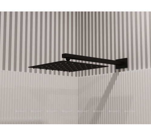 Верхний душ с держателем Allen Brau INFINITY 250х250 мм хром 5.21019-00