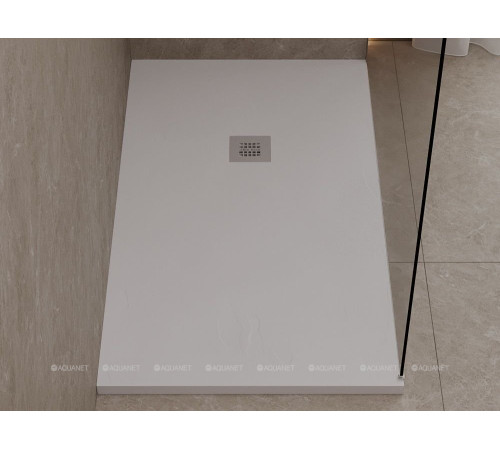 Душевой поддон Allen Brau Priority 1000х800 мм без сифона/накладки белый камень 8.31003-21