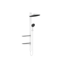 Душевая система Hansgrohe Rainfinity Showerpipe 360 1jet матовый белый 26842700